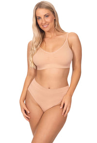 Seamless Cotton High Waist G String