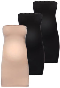 Maternity Strapless Mini Slip/Skirt - 3 Pack