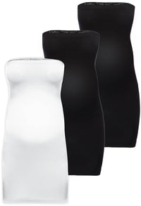 Maternity Strapless Mini Slip/Skirt - 3 Pack