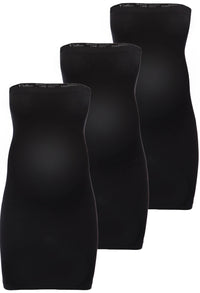 Maternity Strapless Mini Slip/Skirt - 3 Pack