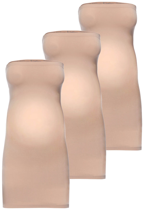 Maternity Strapless Mini Slip/Skirt - 3 Pack