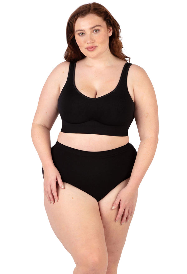 Post Surgery High waist Comfort Brief | Seamless Cotton Blend