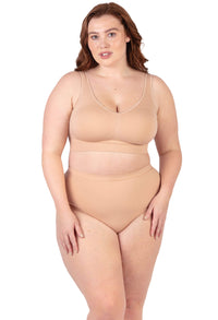 Post Surgery High waist Comfort Brief | Seamless Cotton Blend