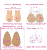 Adhesive Breast and Body Adhesive Lift & Nipple Covers Set