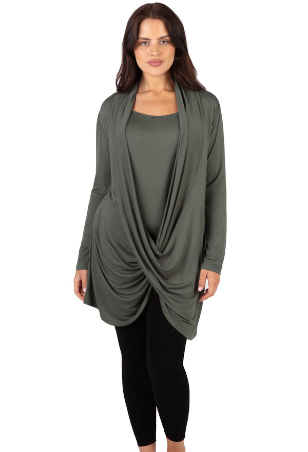 Maternity & Nursing Bamboo Soft Drape Top - 2 Pack