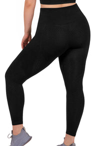 Honeycomb Contour Seamless Leggings - 2 Pack