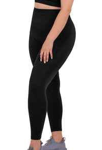 Honeycomb Contour Seamless Leggings - 2 Pack