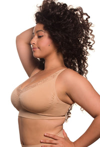 Lace Minimiser Wire Free Bra - Seconds Sale