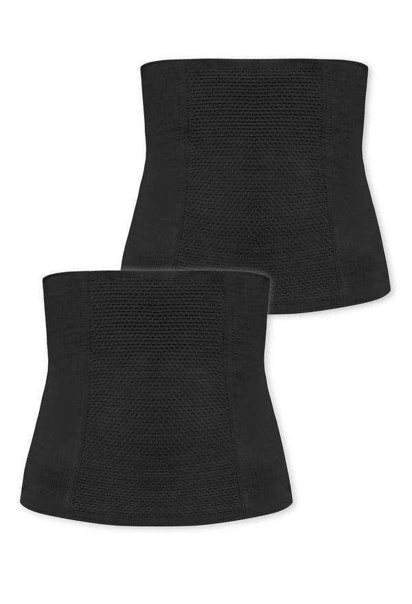 Postpartum Maximum Tummy Control Belly Band With Flexible Boning - 2 Pack