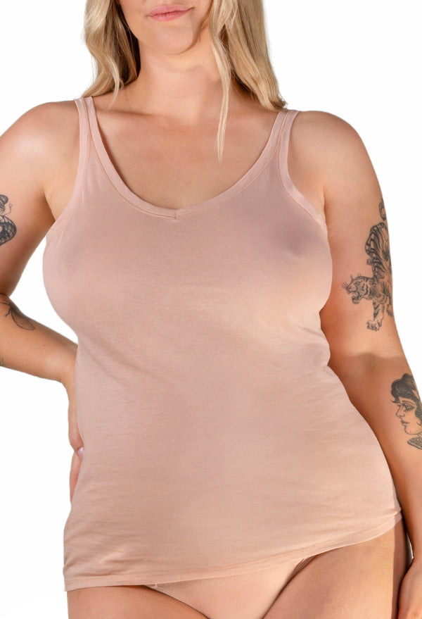 Superfine 100% Cotton Camisole - 2 Pack