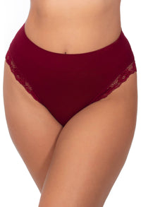 Invisible Lace Contour High Cut Brief