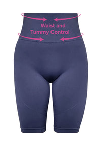 Plus Size Seamless High Waist Long Biker Shorts