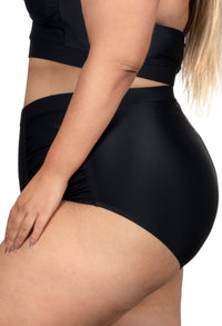 Plus Size High Waisted Shaping Swim Full Brief