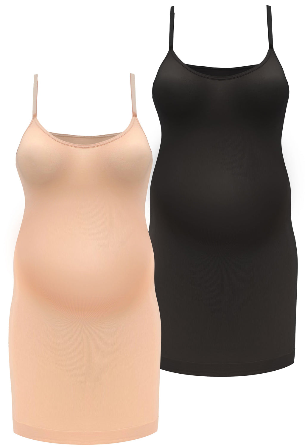 Ultra Light Shaping Cami Slip Set Nude/Black B Free Shapewear