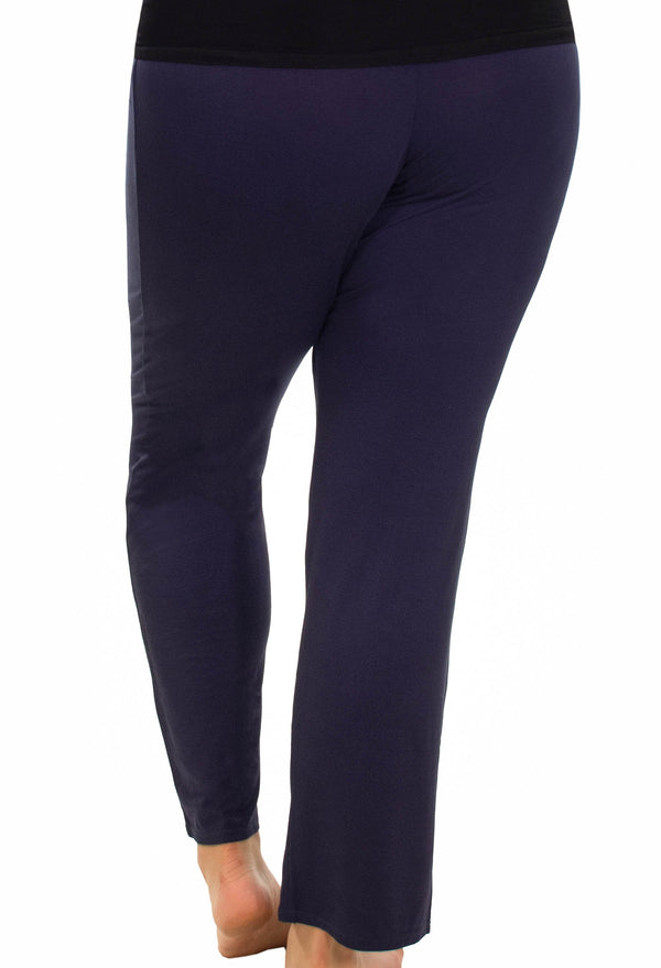 Bamboo Long Sleeve Pyjama Set - Navy