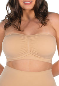 Curvy Soft Comfort Padded Bandeau - 3 Pack