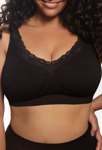 Lace Minimiser Wire Free Bra - Travel Bra