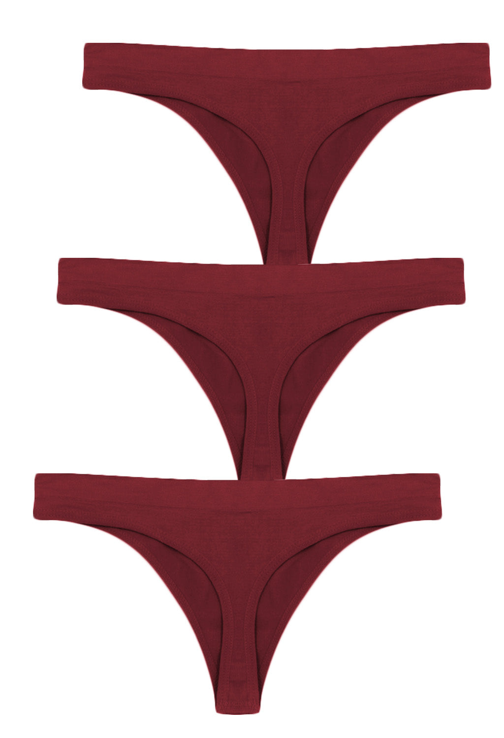 Red Seamless G String - Stretch Comfort 3 Pack