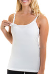 Bamboo Nursing Cami & 100% Organic Cotton Zip Babysuit | 2 Pack | SAVE $10
