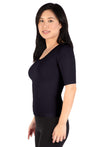 Bamboo Mid Length Sleeve Tee - 2 Pack
