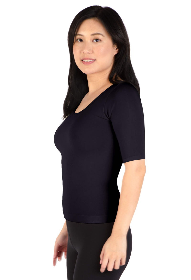 Bamboo Mid Length Sleeve Tee - 2 Pack