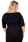 Maternity Bamboo Mid Length Sleeve Tee