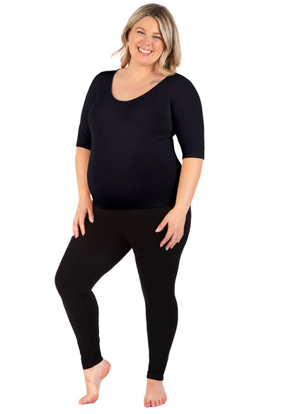 Maternity Bamboo Mid Length Sleeve Tee