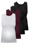 Maternity Bamboo Tank Top - 4 Pack