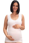 Pregnancy Bamboo Tank Top & Cross Fold Pants Set