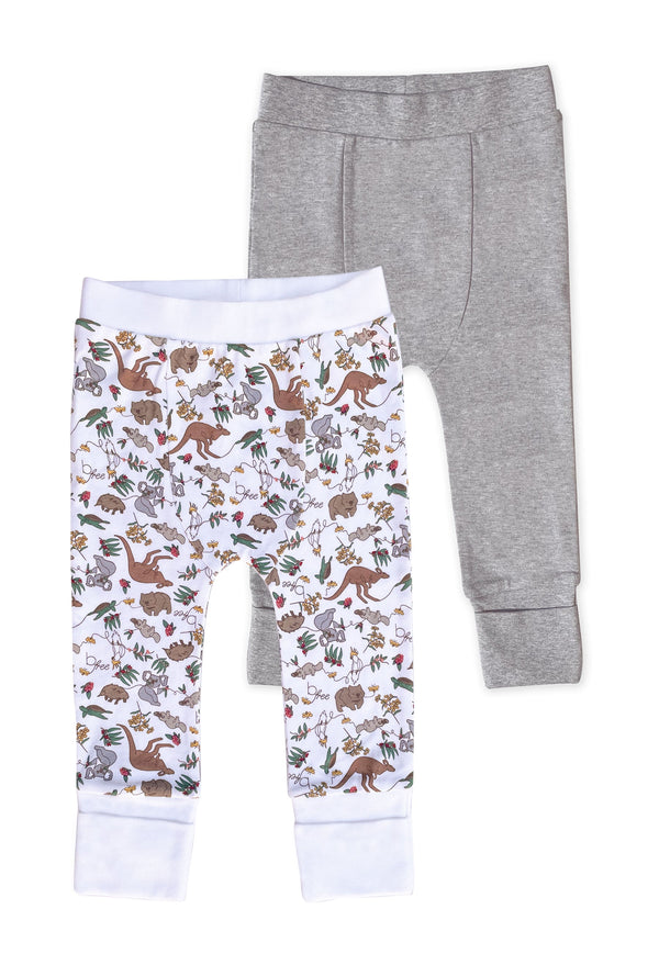 100% Organic Cotton Baby pants | 2 Pack | SAVE $10