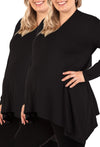 Maternity Bamboo V Neck Tunic Top - 2 Pack