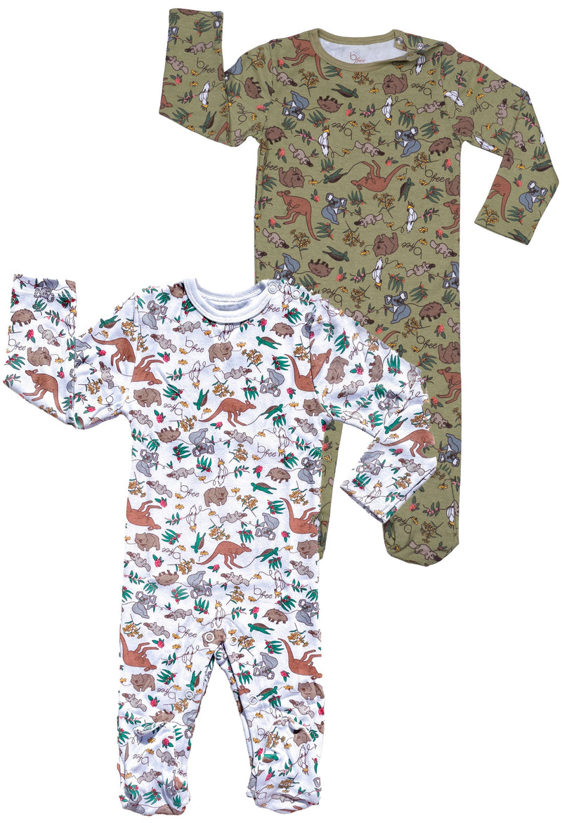 100% Organic Cotton Unisex Babysuit | 2 Pack | SAVE $20