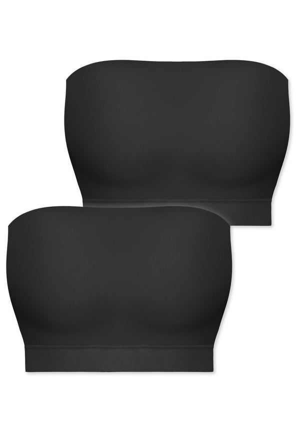 High Compression Minimising Bandeau - 2 Pack