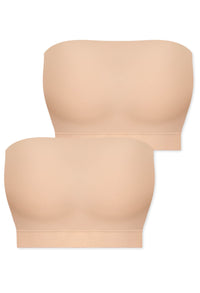 High Compression Minimising Bandeau - 2 Pack