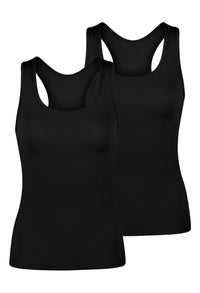 Cotton Comfort Chest Binder Racerback Top - 2 Pack
