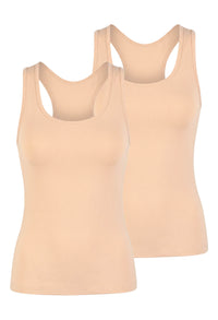 Cotton Comfort Chest Binder Racerback Top - 2 Pack