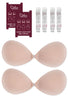 Adhesive Padded Sticky Bra 2 Pack + Clear Straps