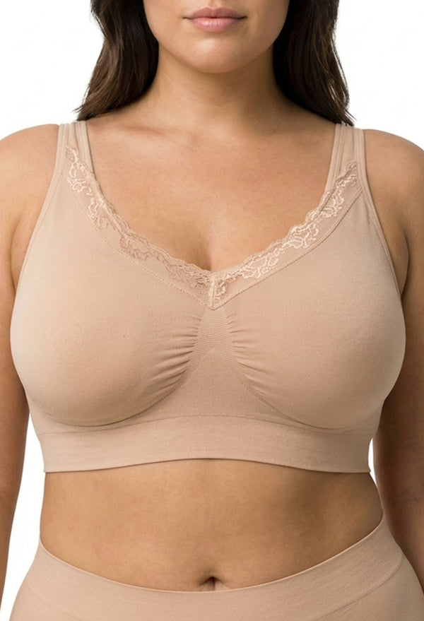 Lightweight Wire Free Bra For Big Boobs