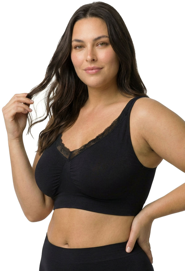 Lightweight Wire Free Bra For Big Busts