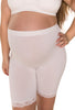 Maternity Anti Chafing High Rise Long Cotton Shorts - 3 Pack