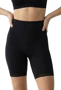 Cotton Rich Long Shorts I High Rise - 3 Pack