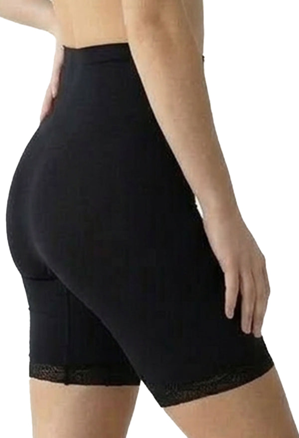 Cotton Rich Long Shorts I High Rise - 3 Pack