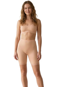 Cotton Rich Long Shorts I High Rise - 3 Pack