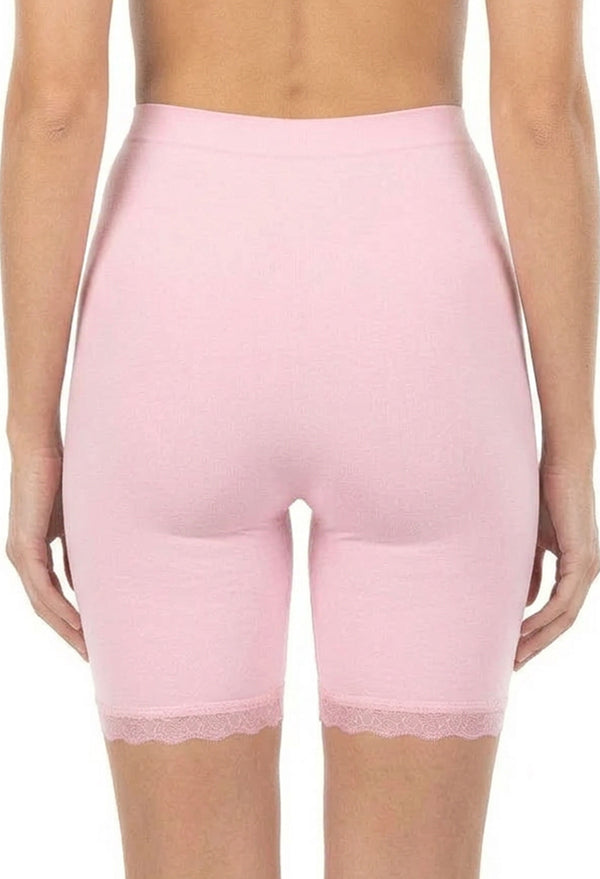 Cotton Rich Long Shorts I High Rise - 3 Pack