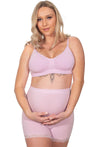 Maternity Anti Chafing High Rise Petite Cotton Rich Shorts - 3 Pack