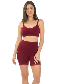 Cotton Rich Shorts I High Rise - 3 Pack