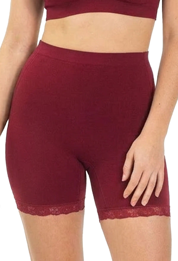 Cotton Rich Shorts I High Rise - 3 Pack