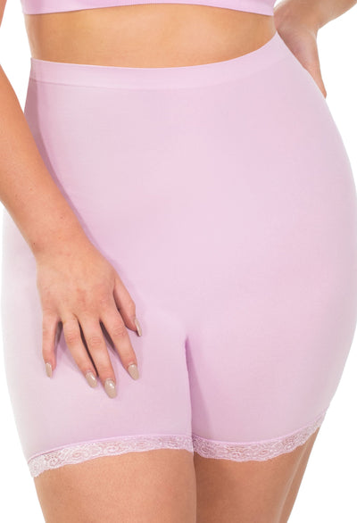 Anti Chafing High Rise Petite Cotton Rich Shorts - 3 Pack