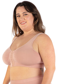 Padded Front Close Bra - Wirefree Support