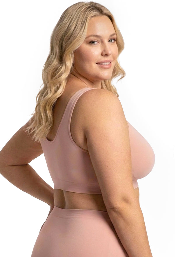 Padded Front Closure Bra for Seniors